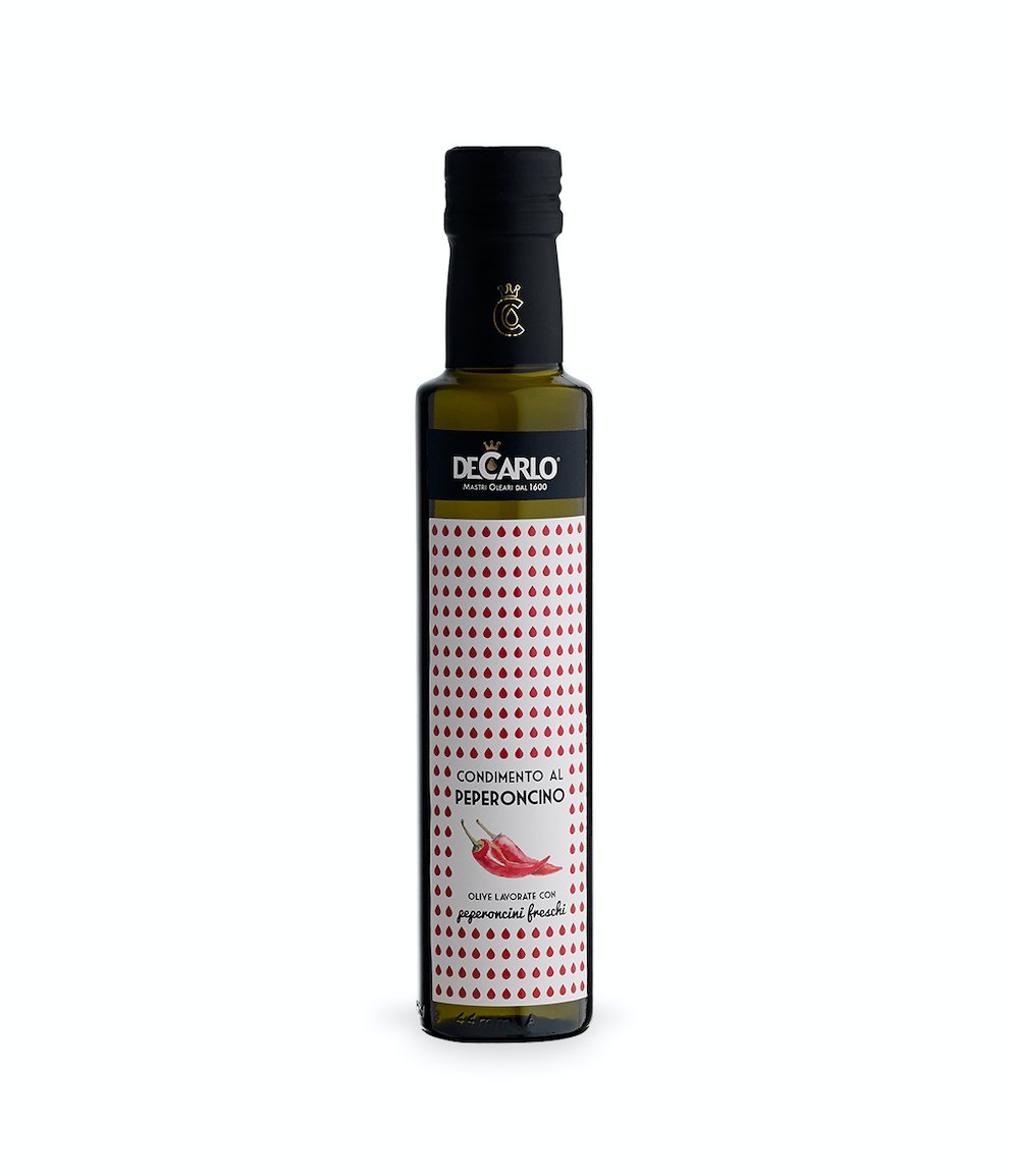 HUILE D'OLIVE EXTRA VIERGE AUX PIMENTS FORTS