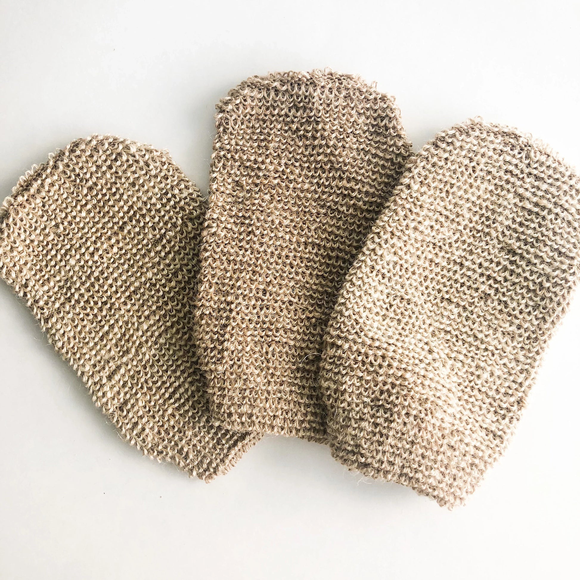 Natural Exfoliating Jute Mitt - Organic Biodegradable Body & Bath Glove - Plastic Free Zero waste Body Scrub-2
