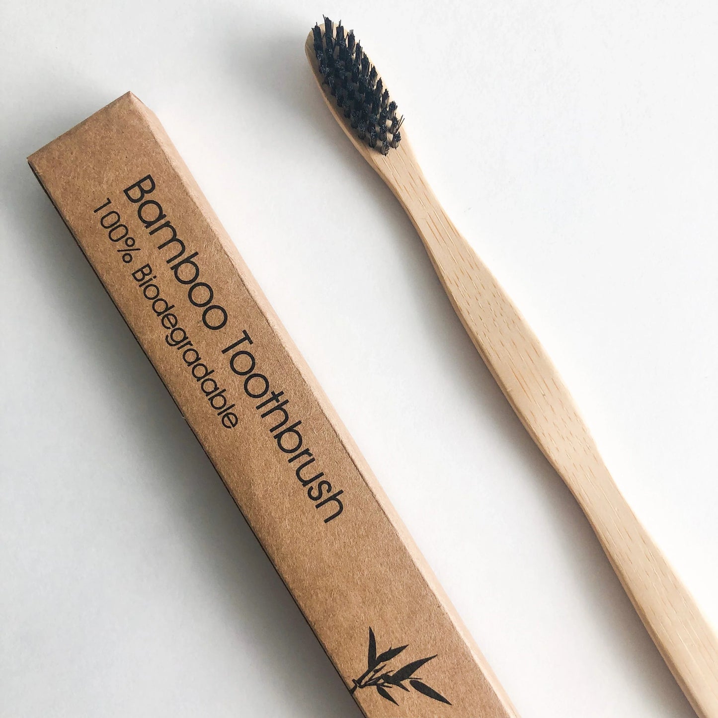 Eco Friendly Natural Bamboo Toothbrush - Activated Charcoal Bristle - Zero Waste | Biodegradable-6