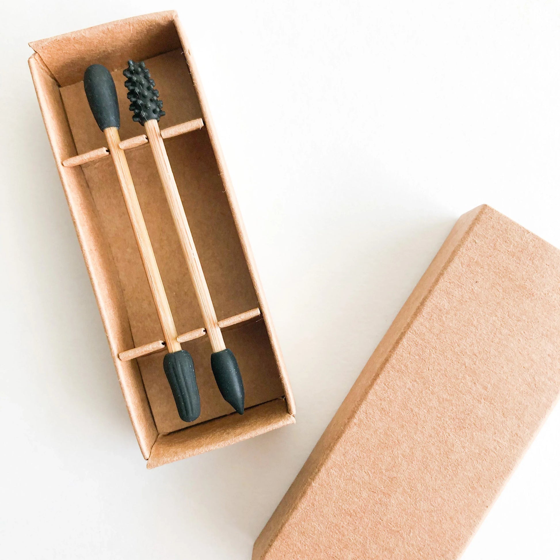 Reusable Bamboo Silicone Q-tips | Zero Waste | Plastic Free | Sustainable Bathroom-1