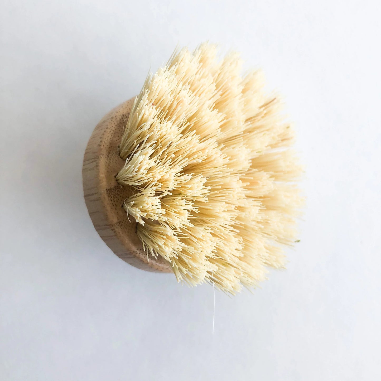 Natural Bamboo Sisal Dish Brush With Replaceable Head - Biodegradable Zero Waste Plastic Free Long Handle Kitchen Brush-5