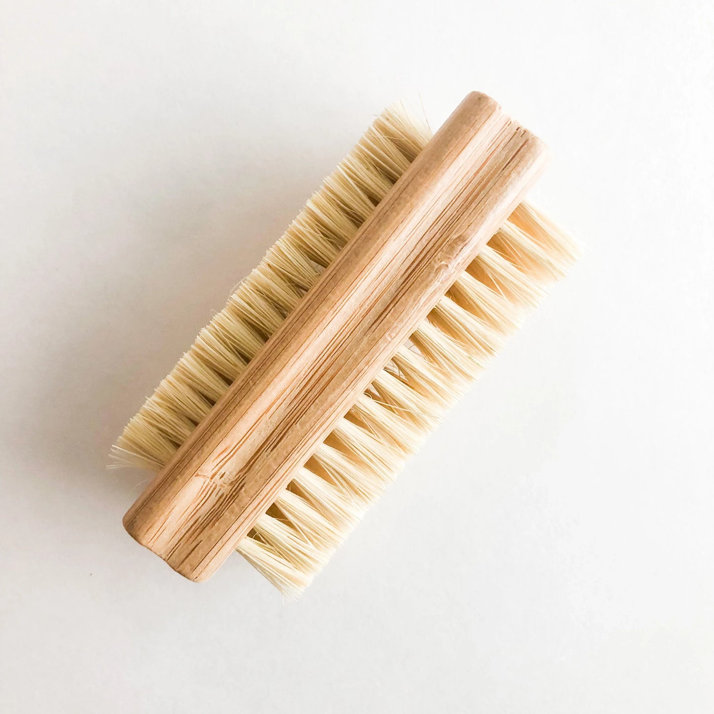Natural Bamboo Sisal Nail Brush - Plastic Free Zero Waste Double Sided Bamboo Nail Brush - Sustainable Beauty-3