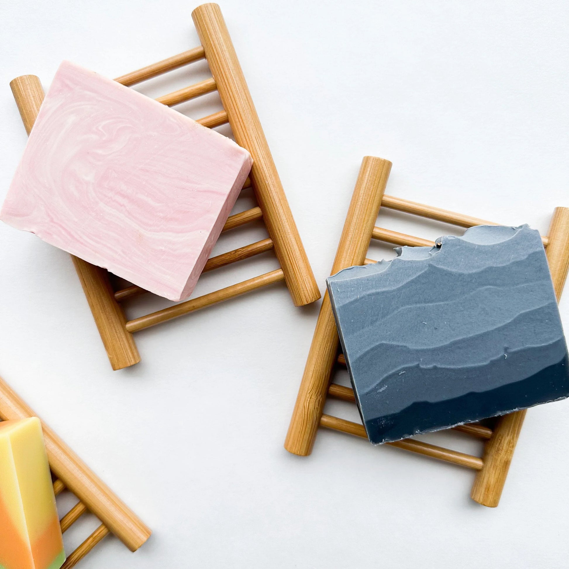 Natural Bamboo Soap Dish - Zero Waste Biodegradable Draining Soap Tray - Sustainable Plastic Free Organic Soap Lift-3