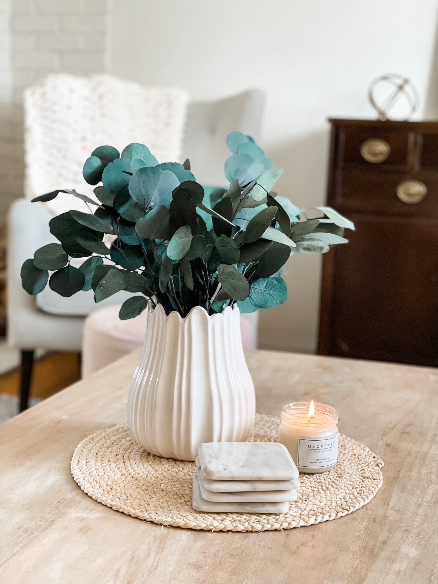 Preserved Silver Dollar Eucalyptus Bundle