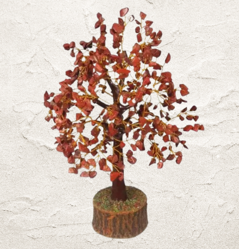 Red Jasper Gemstone/Crystal Tree-0