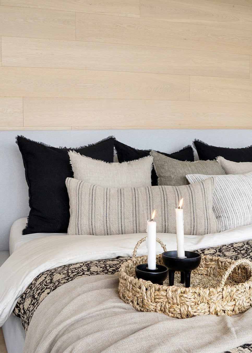 Juniper Linen Lumbar Pillow