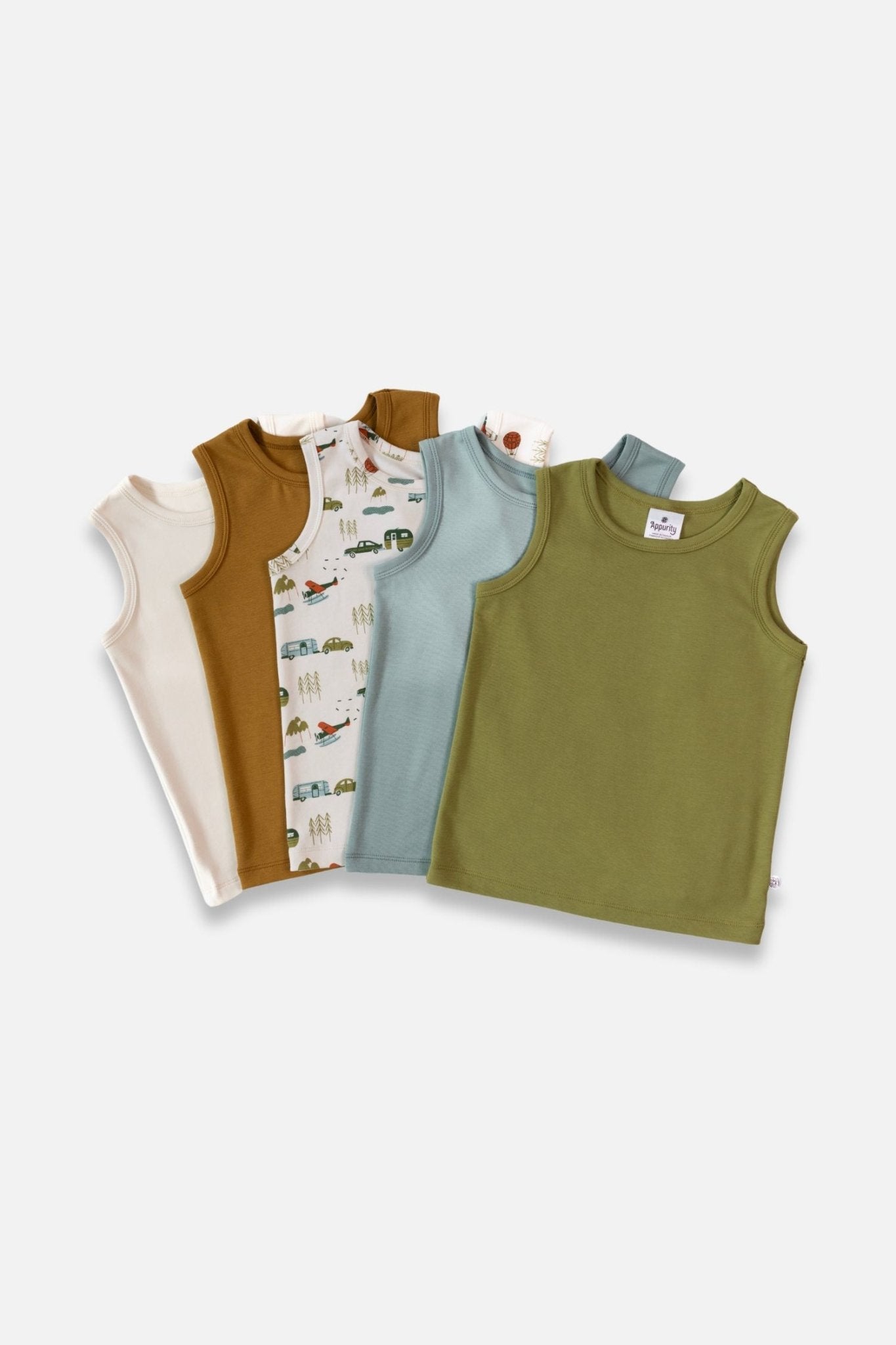 Kids Bamboo Classic Tank-0