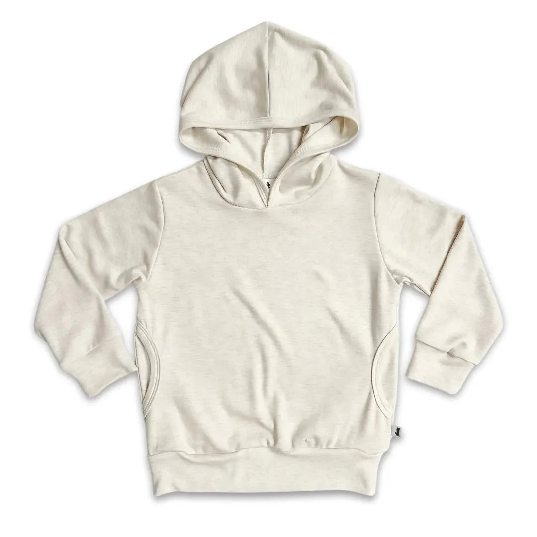 Kids Lightweight Bamboo Hoodie with Side Seam Pockets-5
