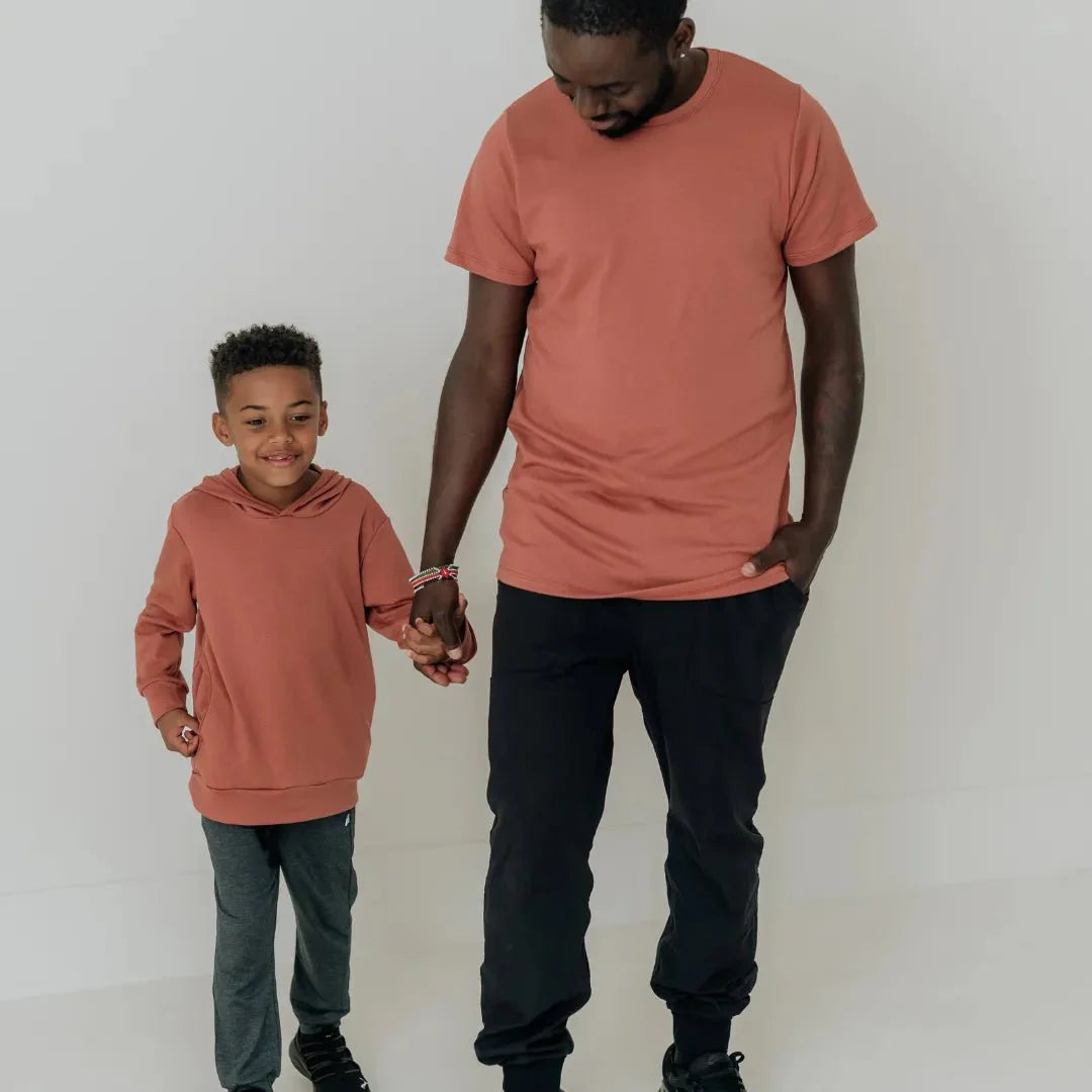 Kids Lightweight Bamboo Hoodie with Side Seam Pockets-3