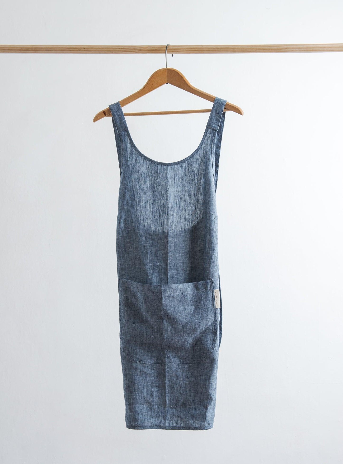 Linen Apron - Navy