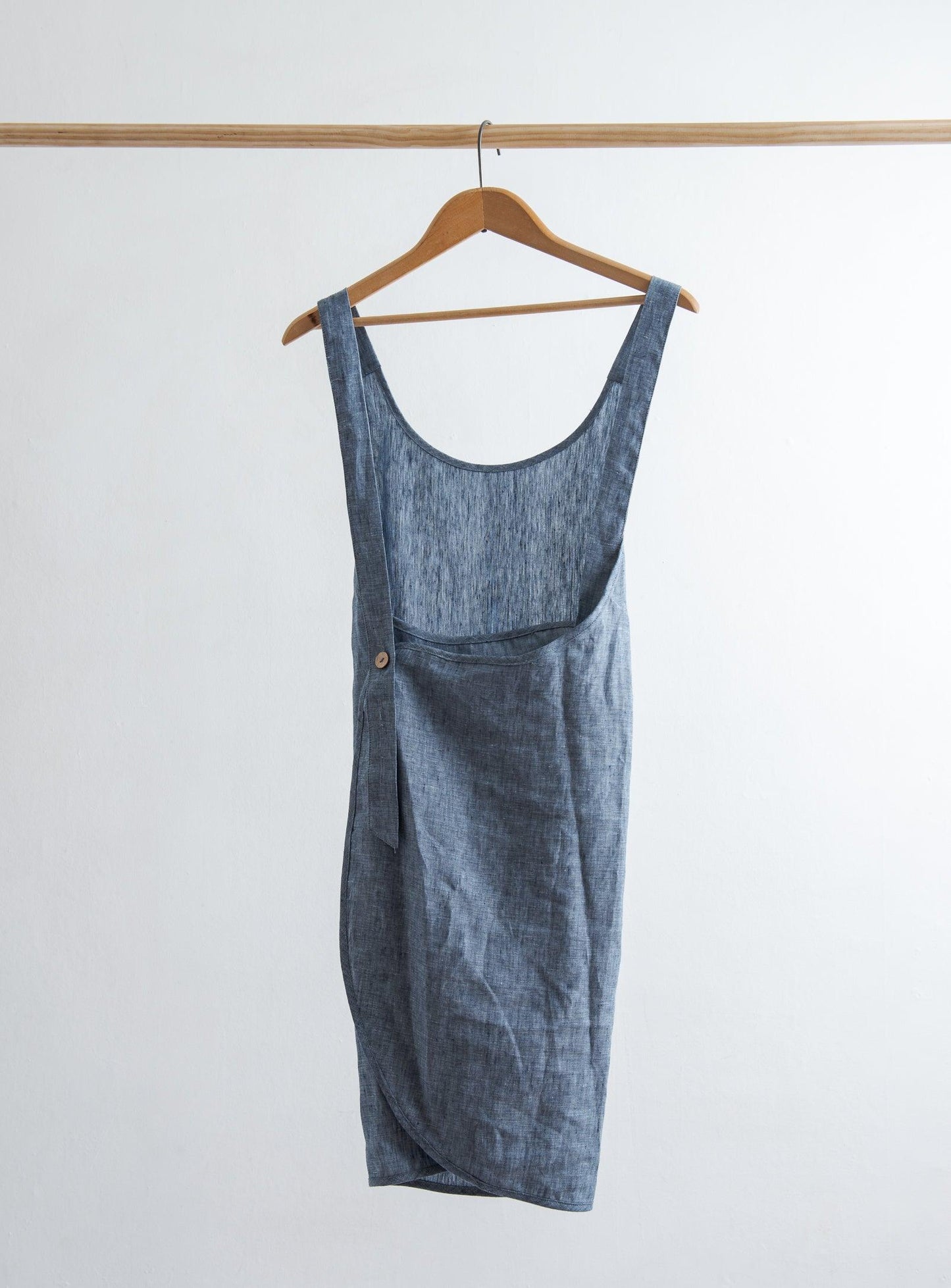 Linen Apron - Navy