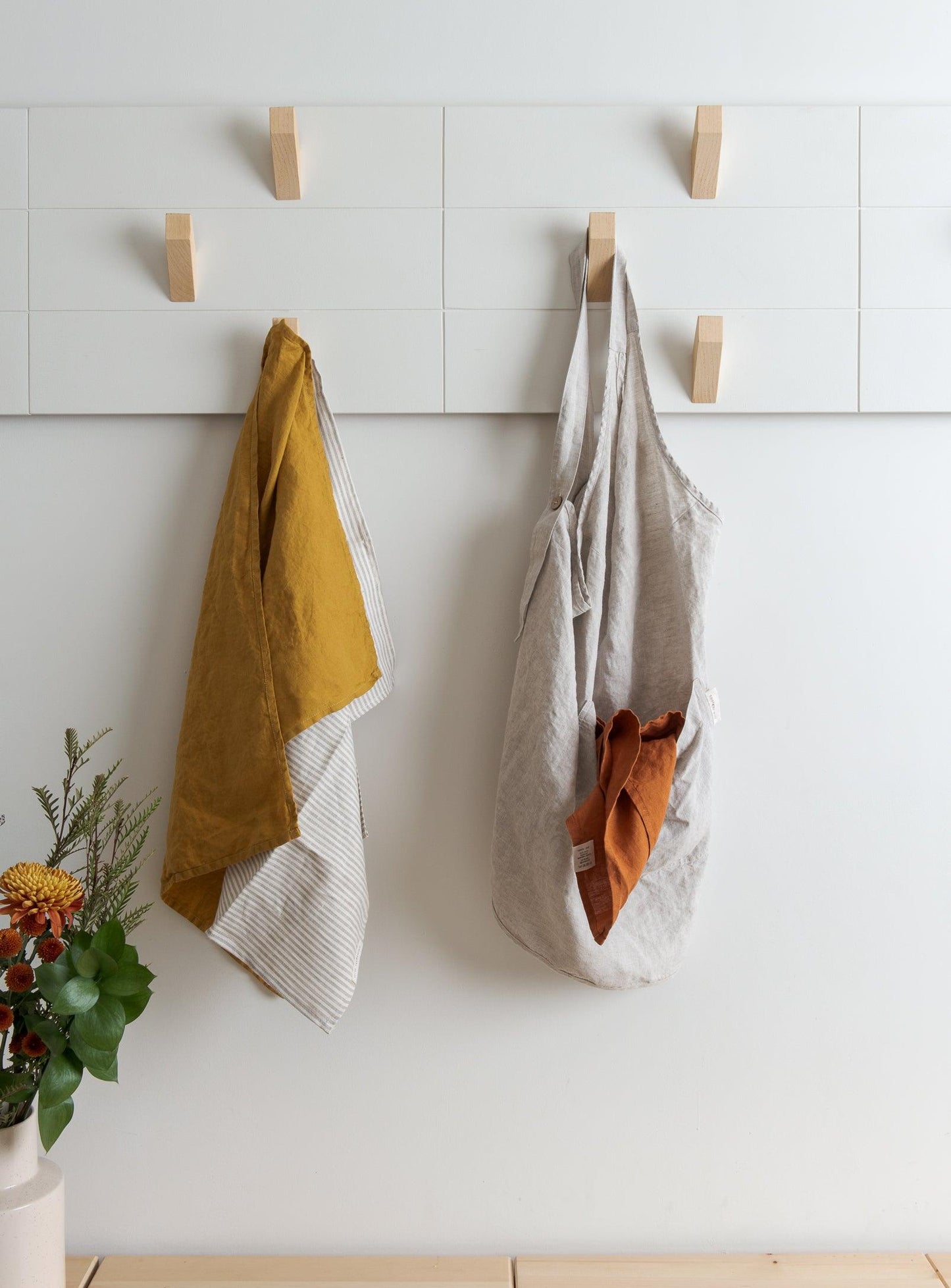 Linen Apron - Oat
