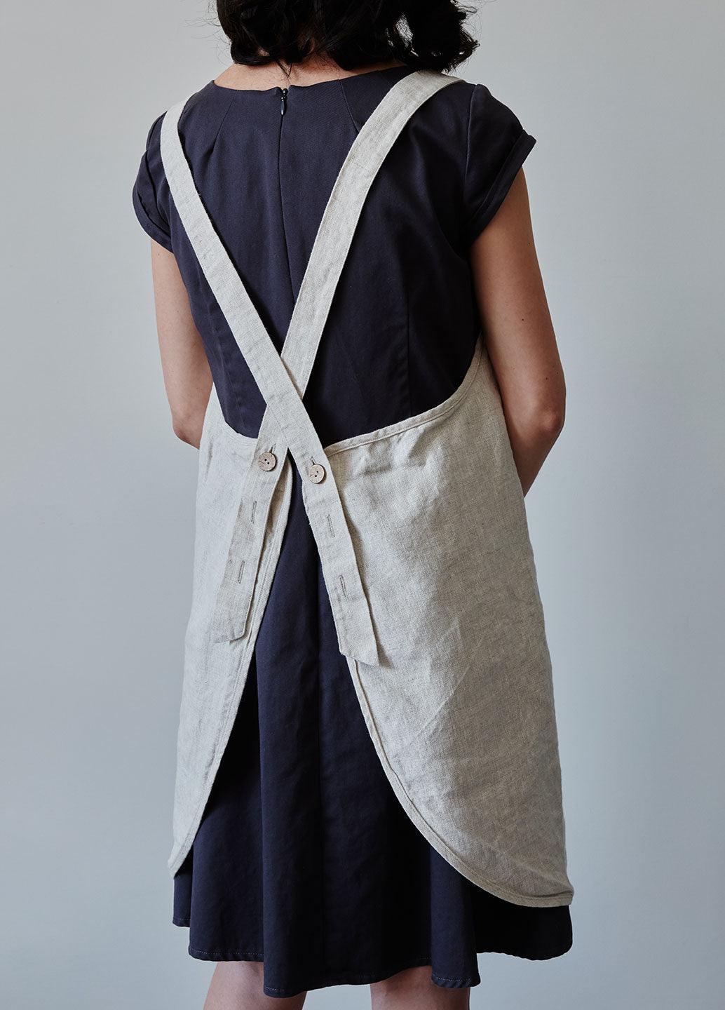 Linen Apron - Oat
