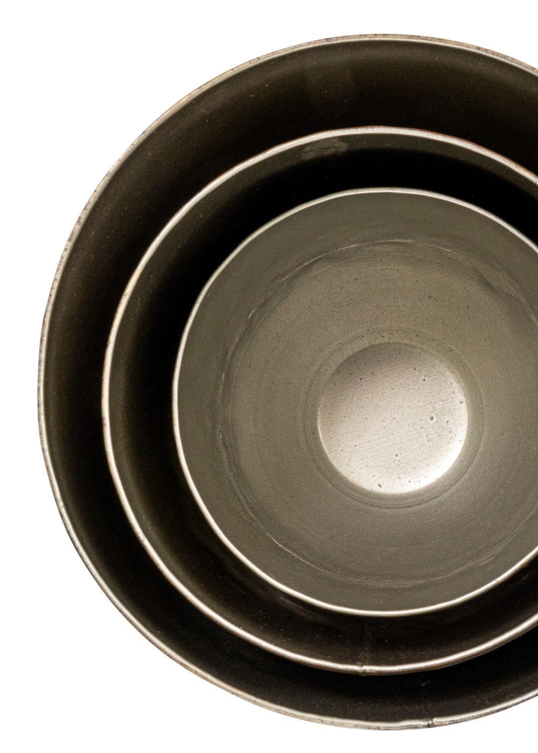 Metal Planters, Set of 3