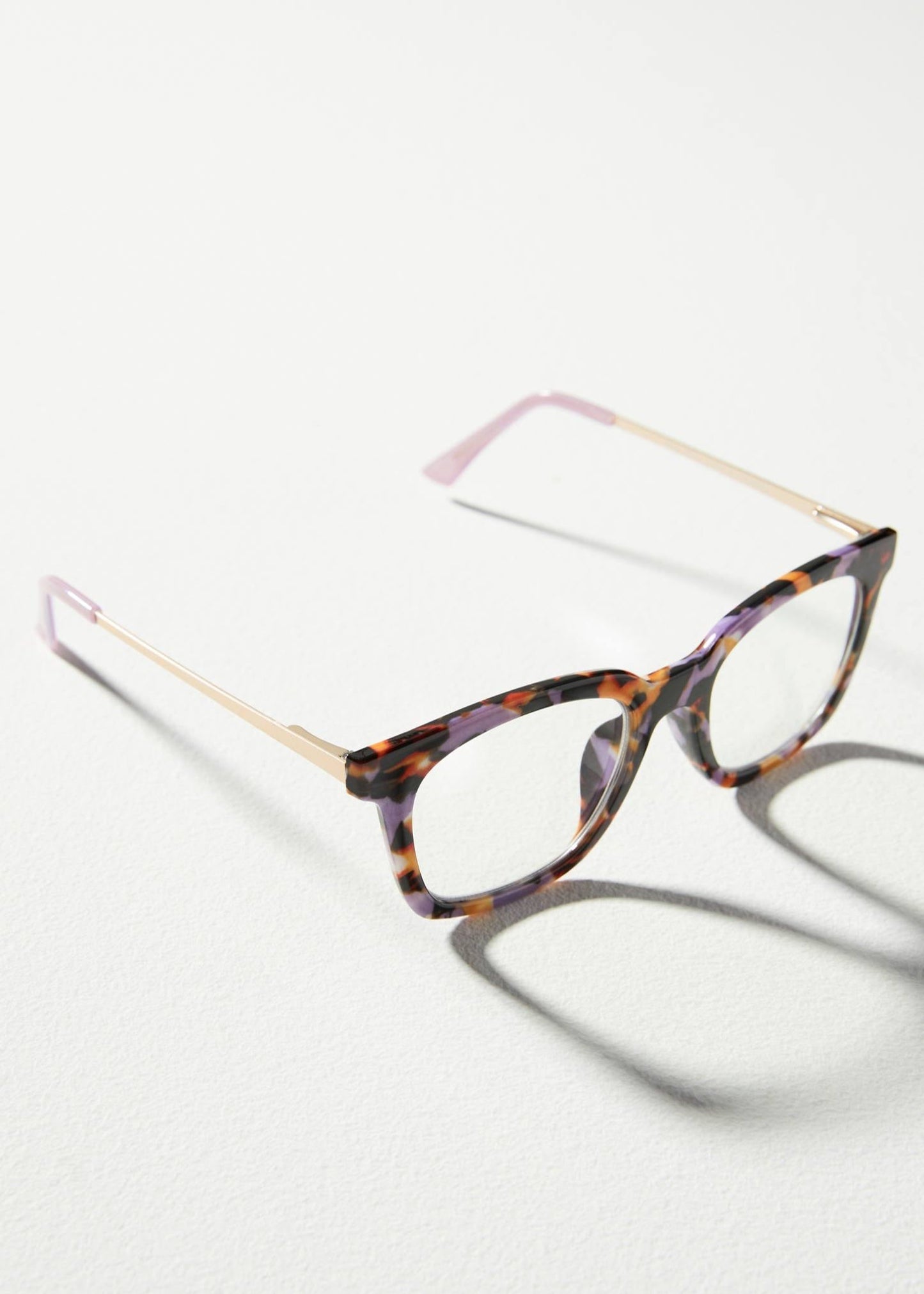 Millie Glasses - Purple Botanico
