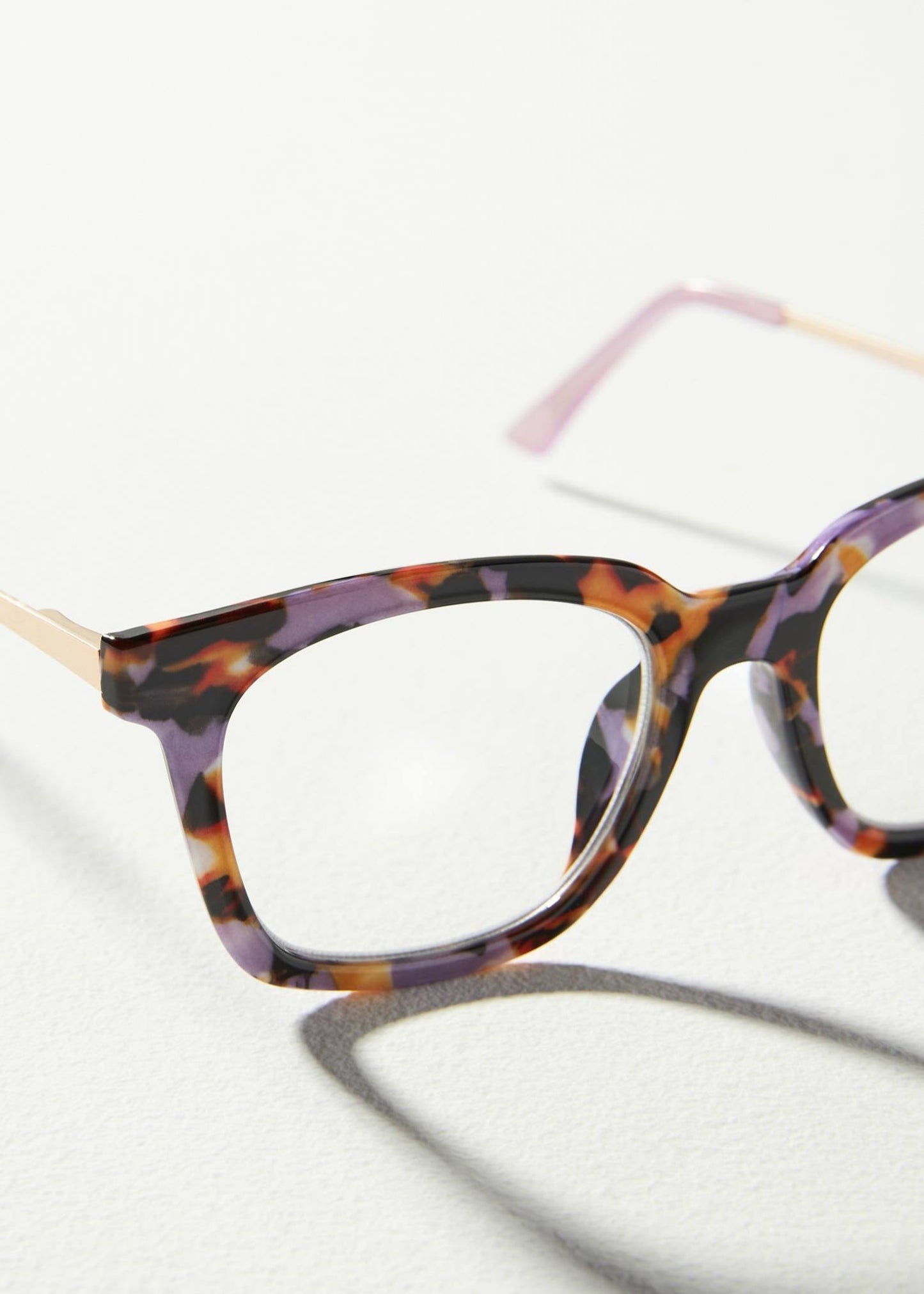 Millie Glasses - Purple Botanico