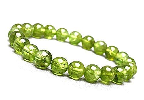 Peridot Bracelet (8 mm Beads)-0