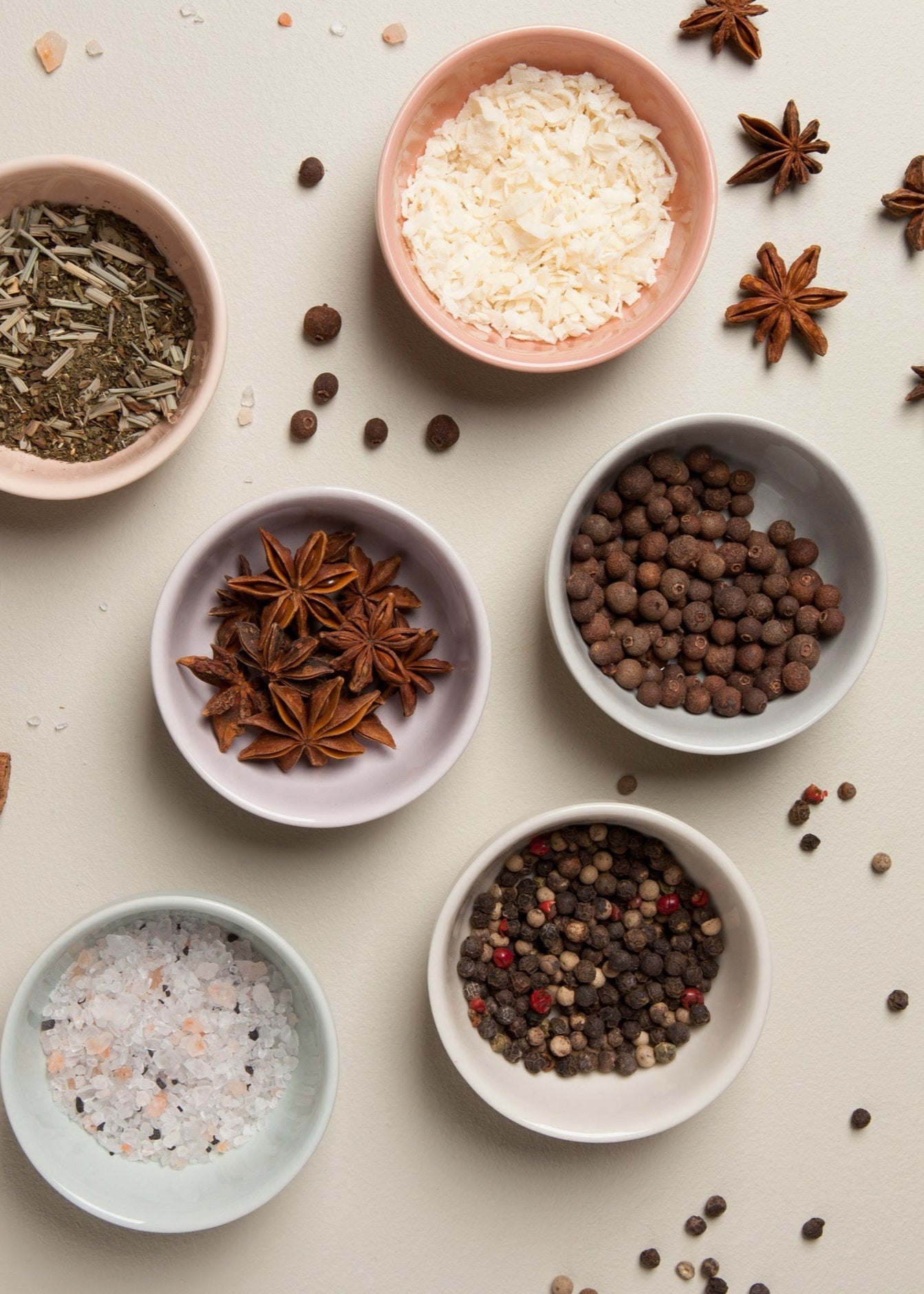 Pinch Bowls, Set of 6 - Cloud