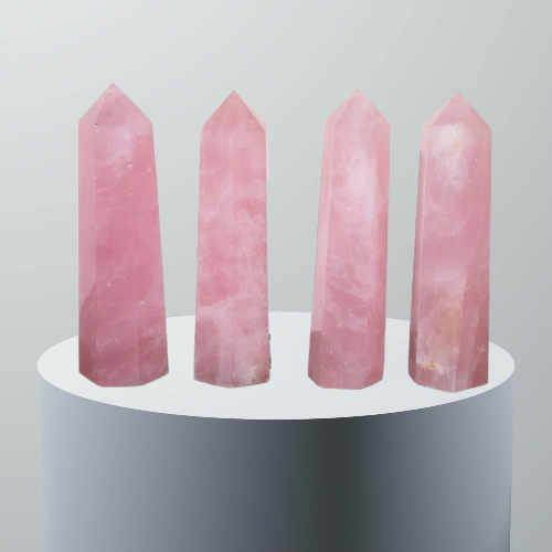 Rose Quartz Tower Point-0