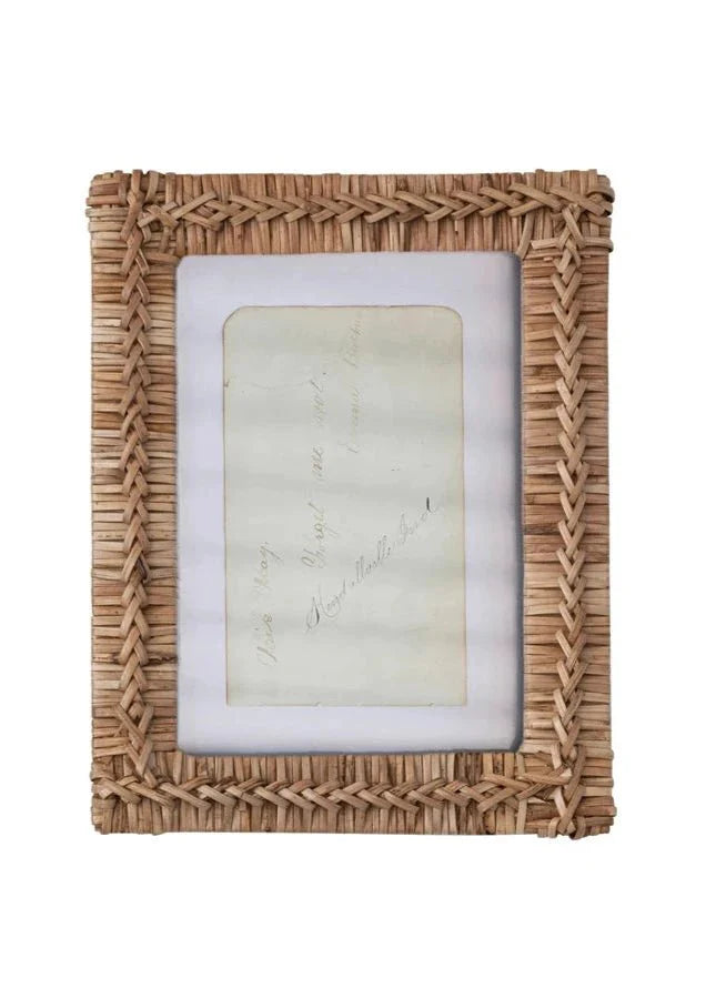 Rattan Photo Frame