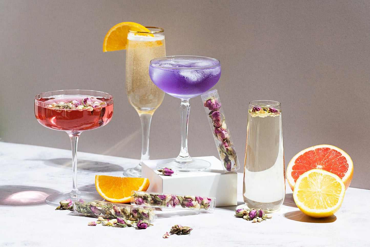 Rose & Jasmine Flower Garnish