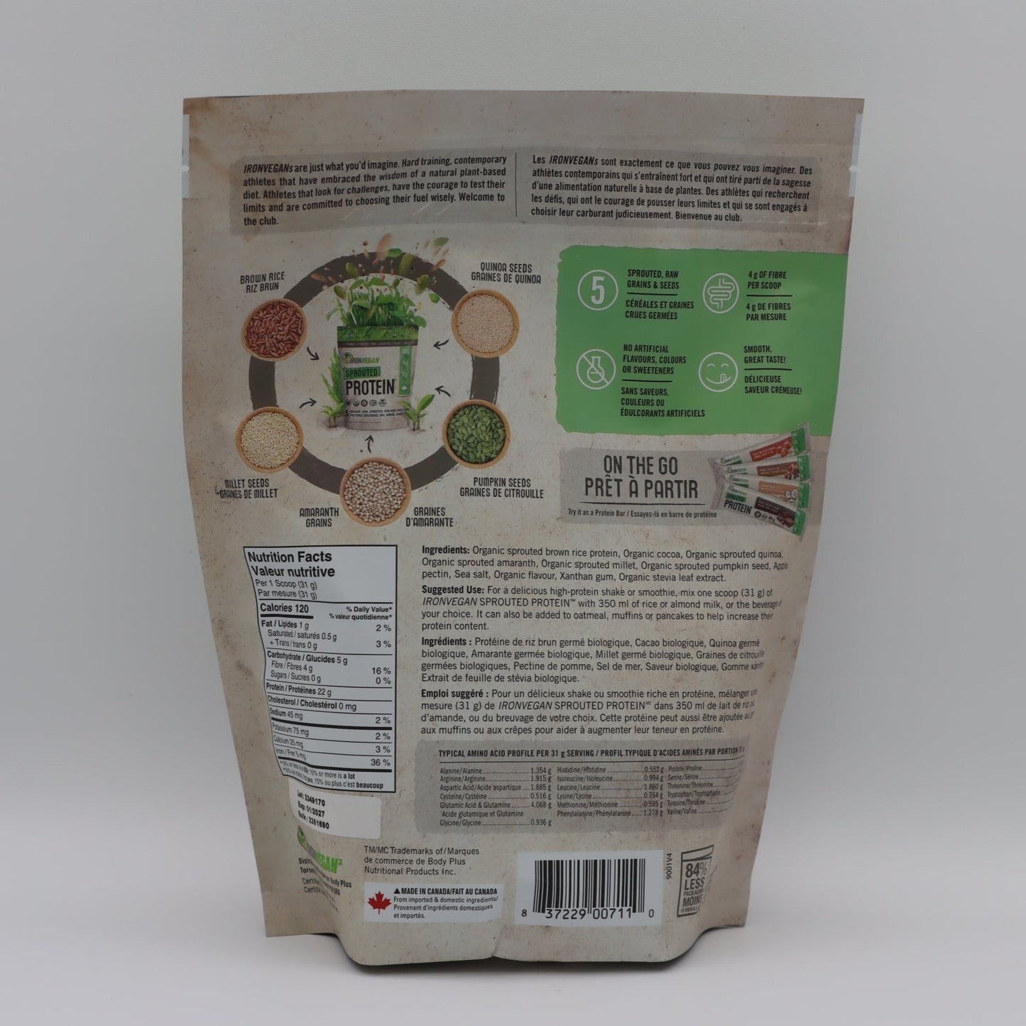 Sprouted Protein Drink Mix