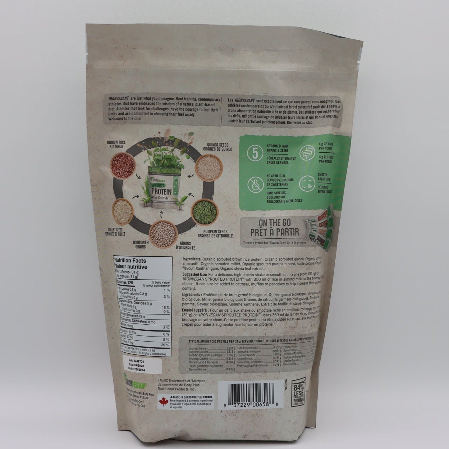 Sprouted Protein Drink Mix