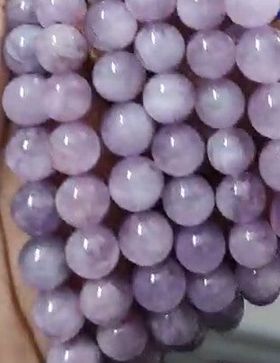 Kunzite Gemstone Beads (8mm)-0